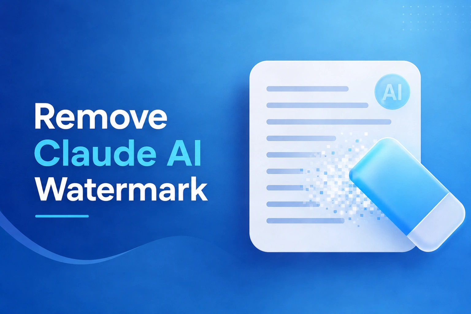 How to Remove the Claude AI Watermark From Your Text | Notes Vandar